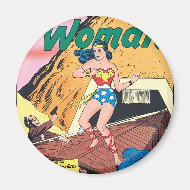 Wonder Woman Invisible Trail Magnet (Front)