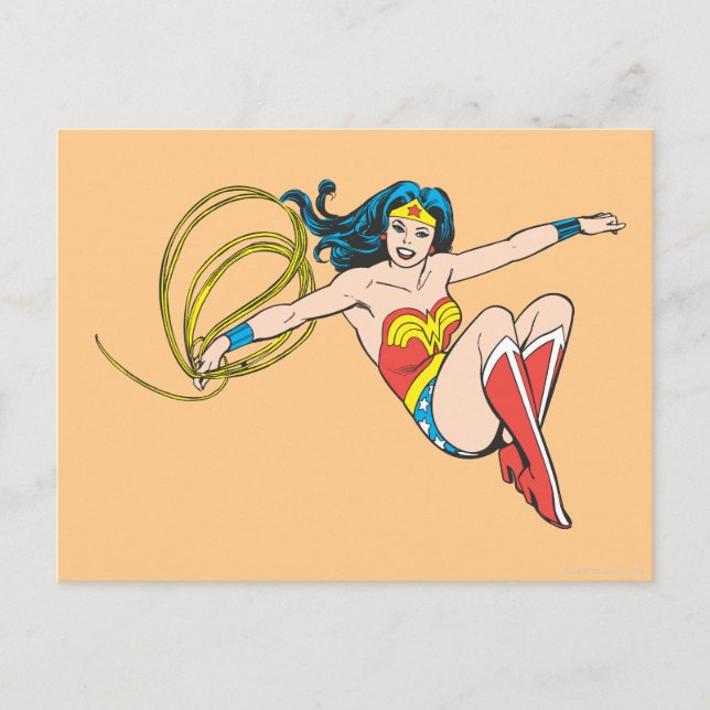 Wonder Woman Jumping Postcard (Front)