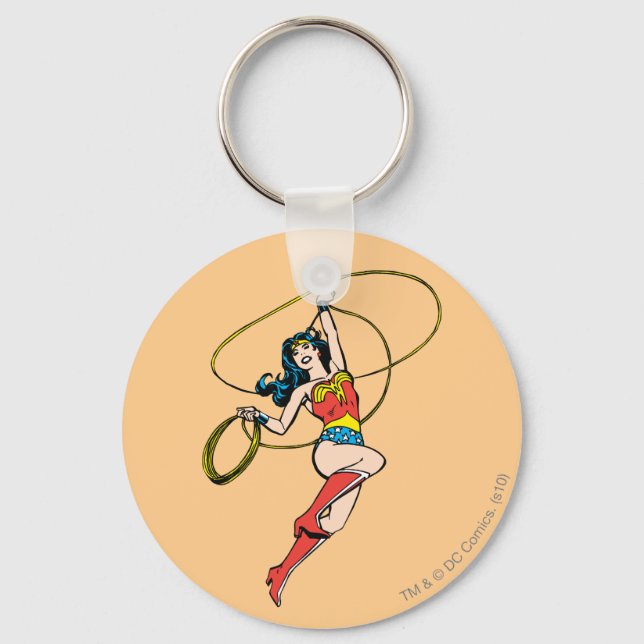 Wonder Woman Lasso of Truth Key Ring (Front)