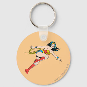 Wonder Woman Leap Right Key Ring