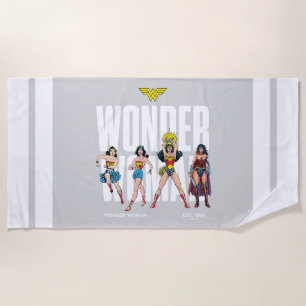 Wonder Woman Legends Forever Graphic Beach Towel