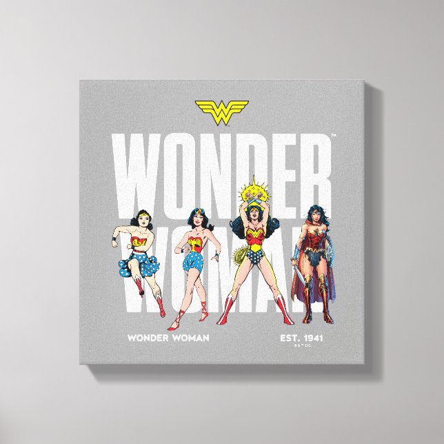 Wonder Woman Legends Forever Graphic Canvas Print (Front)