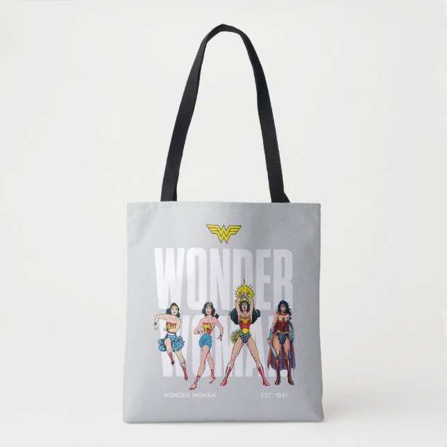 Wonder Woman Legends Forever Graphic Tote Bag (Front)