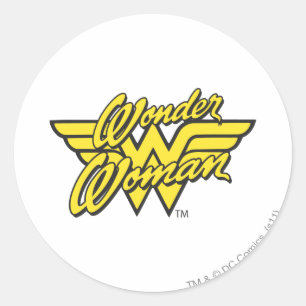 Wonder Woman Logo 1 Classic Round Sticker