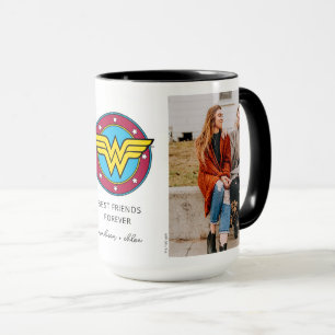Wonder Woman Logo Best Friends Photo Mug