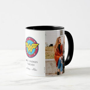 Wonder Woman Logo Best Friends Photo Mug