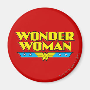 Wonder Woman Name and Logo Magnet