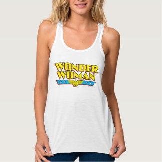 Wonder Woman Name and Logo Singlet