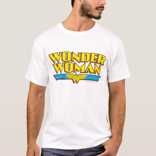 Wonder Woman Name and Logo T-Shirt