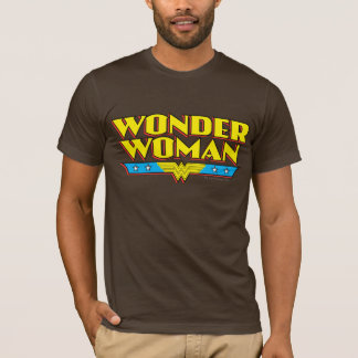 Wonder Woman Name and Logo T-Shirt