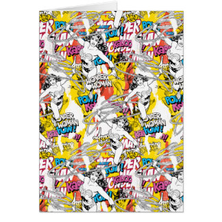 Wonder Woman Neon Pattern