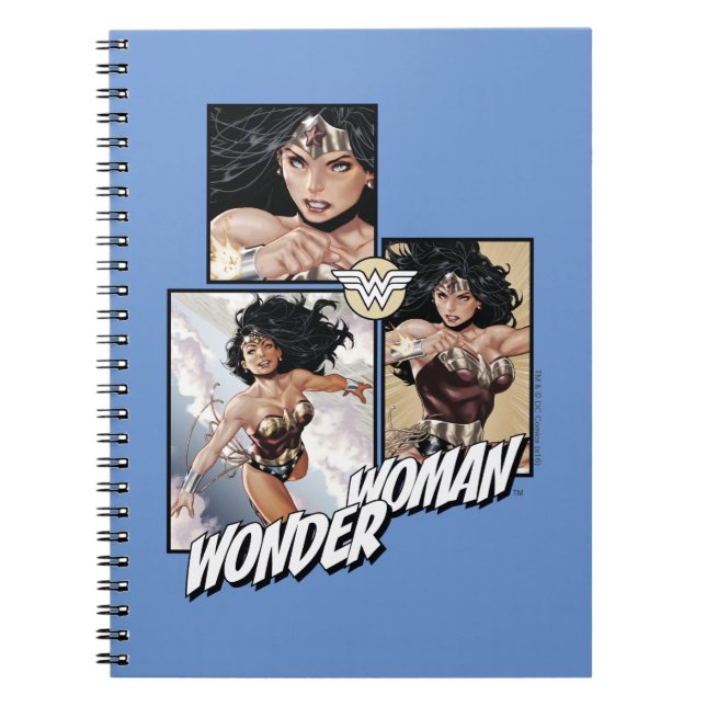 Wonder Woman New 52 Comic Art Graphic Spiral Notebook (Front)