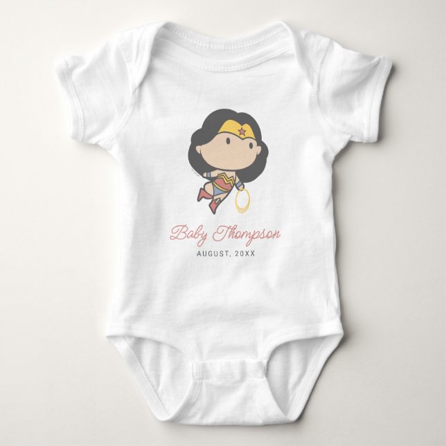 Wonder Woman | New Baby Coming Soon Bodysuit (Front)