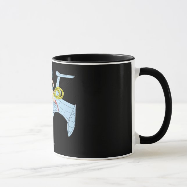 Wonder Woman on Spaceship Mug (Right)