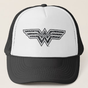 Wonder Woman Paisley Logo Trucker Hat