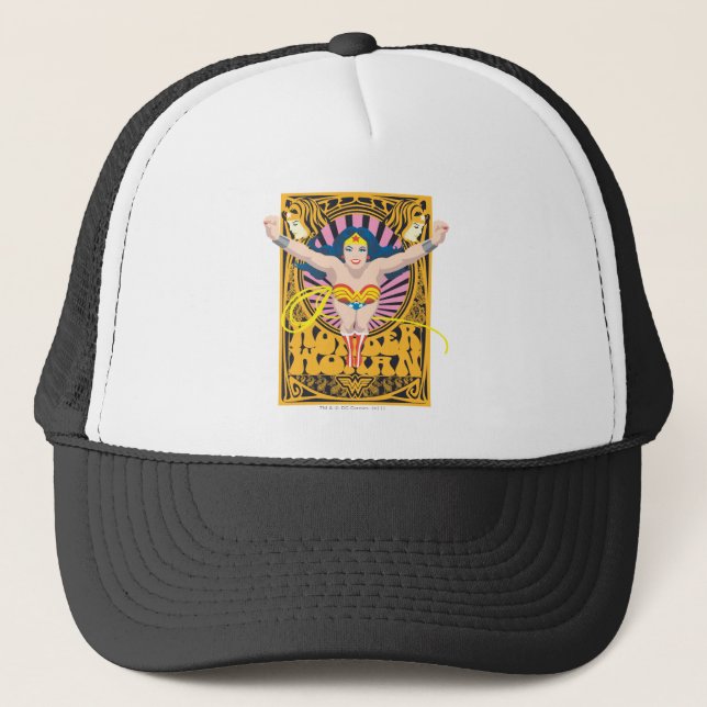 Wonder Woman Poster Trucker Hat (Front)
