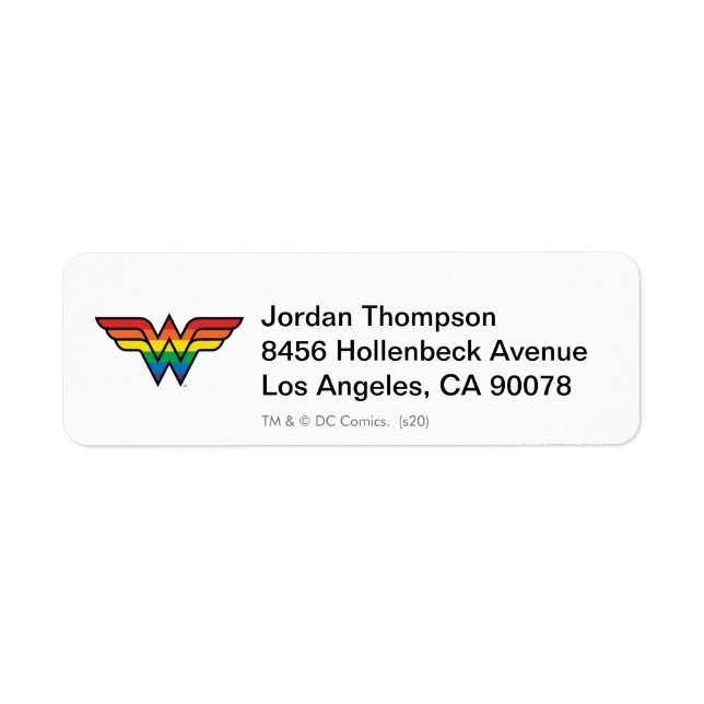 Wonder Woman Rainbow Logo (Front)