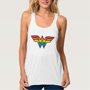 Wonder Woman Rainbow Logo Singlet