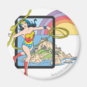 Wonder Woman Rainbow Magnet