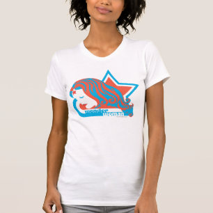 Wonder Woman Red & Blue Star T-Shirt