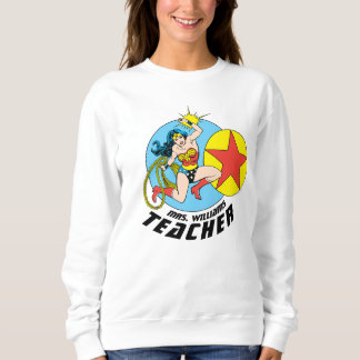 Wonder Woman Red Star Teacher Sweatshirt
