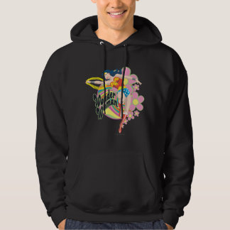 Wonder Woman Retro Flowers Hoodie