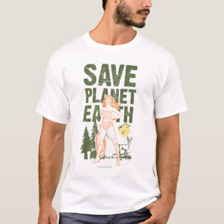 Wonder Woman Save Planet Earth T-Shirt