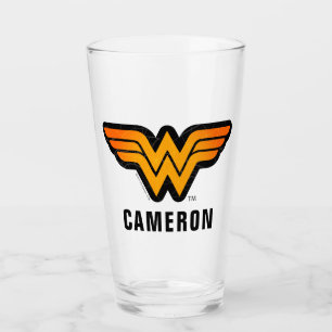 Wonder Woman Seasonally Inspired Logo Glass
