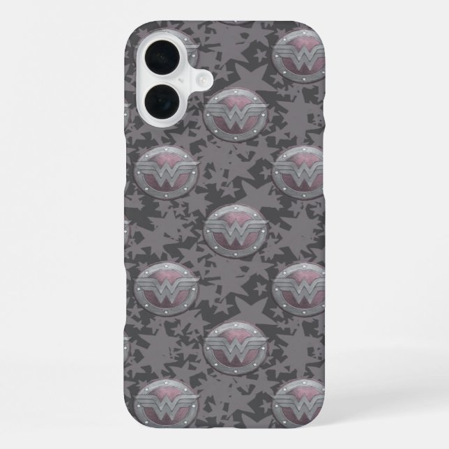 Wonder Woman Shield Pattern iPhone Case (Back)