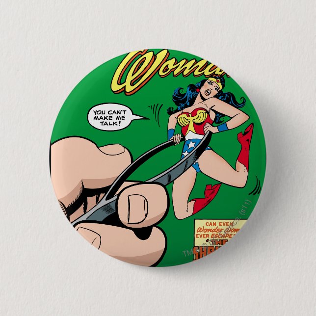 Wonder Woman Shrinking Formula 6 Cm Round Badge (Front)