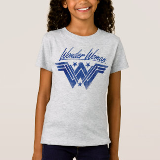 Wonder Woman Stacked Stars Symbol T-Shirt