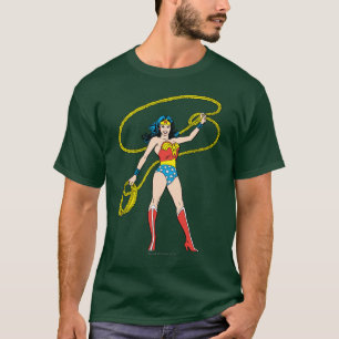 Wonder Woman Standing with Lasso T-Shirt