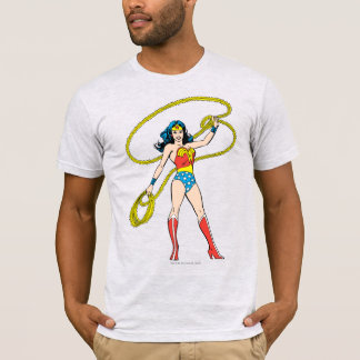 Wonder Woman Standing with Lasso T-Shirt