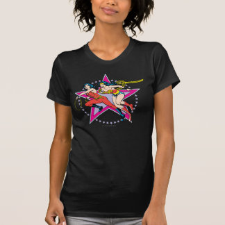 Wonder Woman Star Background T-Shirt