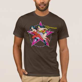 Wonder Woman Star Background T-Shirt