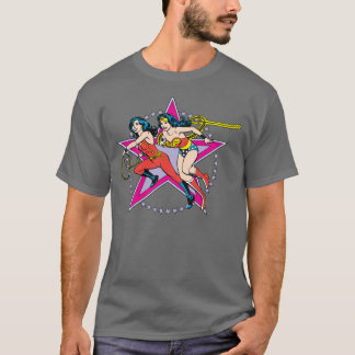 Wonder Woman Star Background T-Shirt