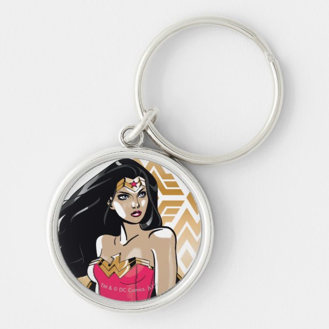 Wonder Woman Strength Key Ring (Front)