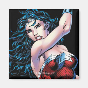 Wonder Woman Swinging Sword Magnet