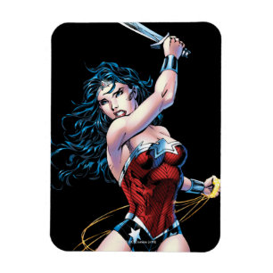 Wonder Woman Swinging Sword Magnet