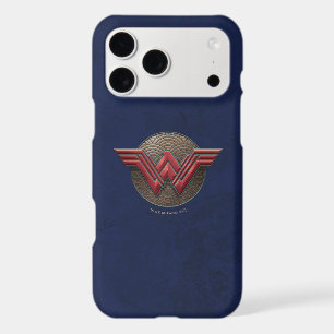 Wonder Woman Symbol Over Concentric Circles