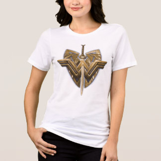 Wonder Woman Symbol With Sword of Justice Tri-Blend Shirt