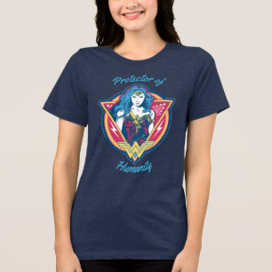 Wonder Woman Tri-Colour Graphic Tri-Blend Shirt