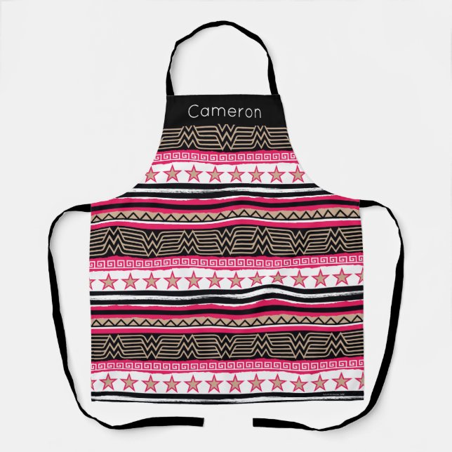 Wonder Woman Tribal Pattern Apron (Front)