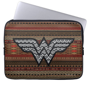 Wonder Woman Tribal Pattern Laptop Sleeve