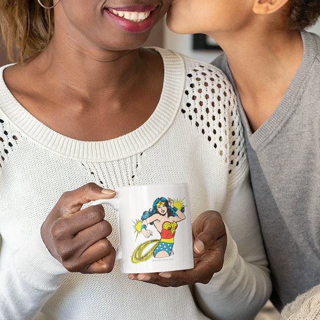 Wonder Woman Twist with Glowing Cuffs Coffee Mug (Creator Uploaded)