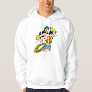 Wonder Woman Twist with Glowing Cuffs Hoodie