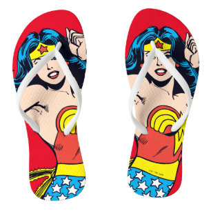 Wonder Woman Twist with Glowing Cuffs Jandals
