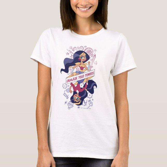 Wonder Woman Unmask Your Powers T-Shirt (Front)