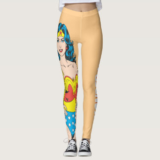 Wonder Woman | Vintage Pose with Lasso Leggings