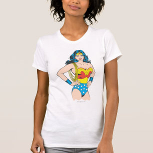 Wonder Woman Vintage Pose with Lasso T-Shirt